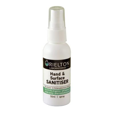 Orielton Laboratories Hand & Surface Sanitiser Spray 50ml
